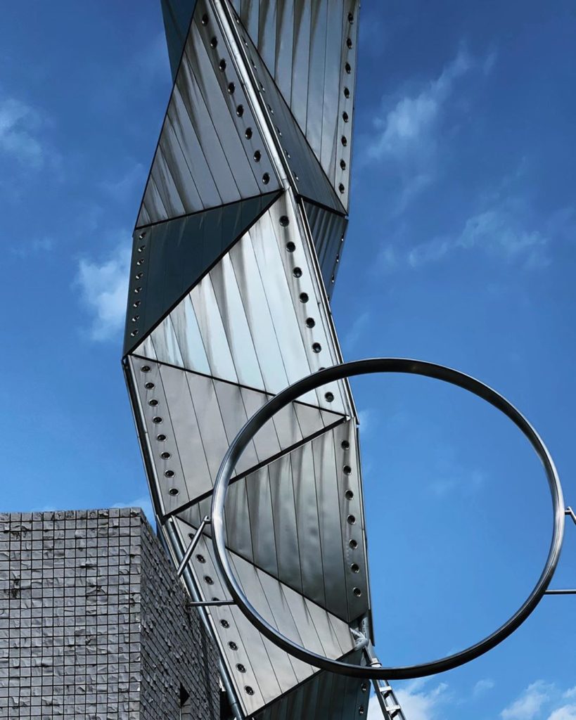 Unique Japanese architecture - art tower mito