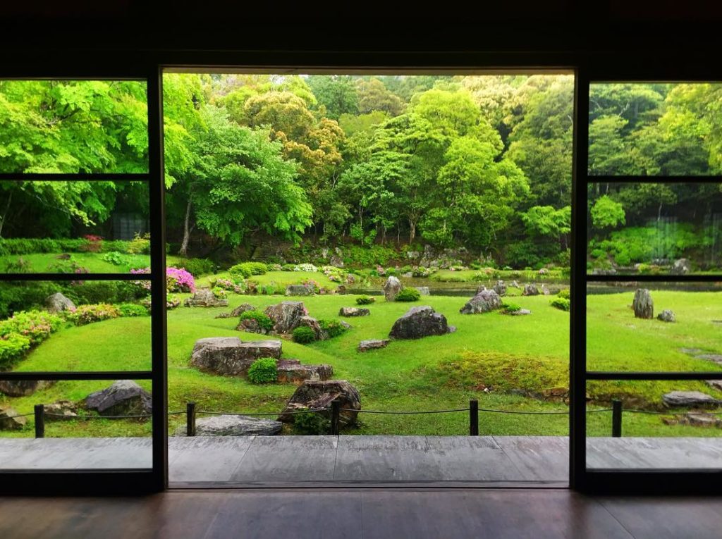 Japanese Zen gardens - sesshutei